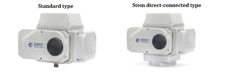 Part Turn Electric Actuator for Control Valve with Optional Contact Signal Feedback